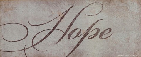 Framed Hope Print