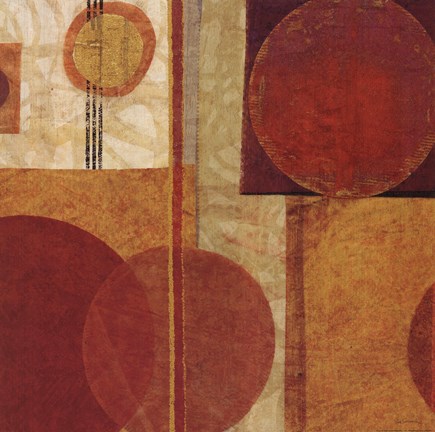 Framed Geo Tea I Print