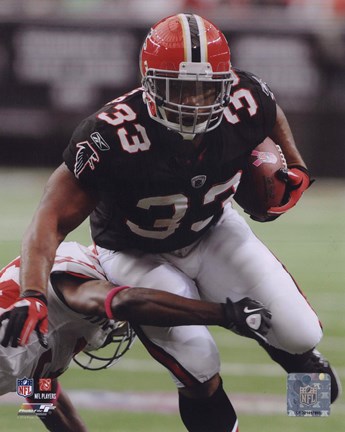 Framed Michael Turner 2010 Football Action Print