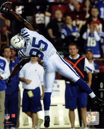 Framed Pierre Garcon 2010 Action Print