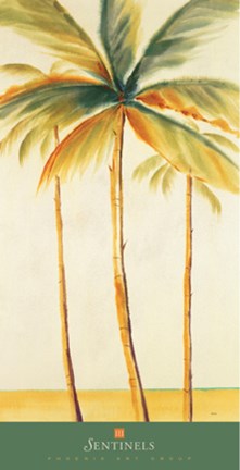 Framed Three Sentinels Print