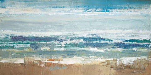 Framed Pastel Waves Print