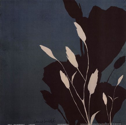 Framed Fleur&#39;ting Silhouettes VI Print