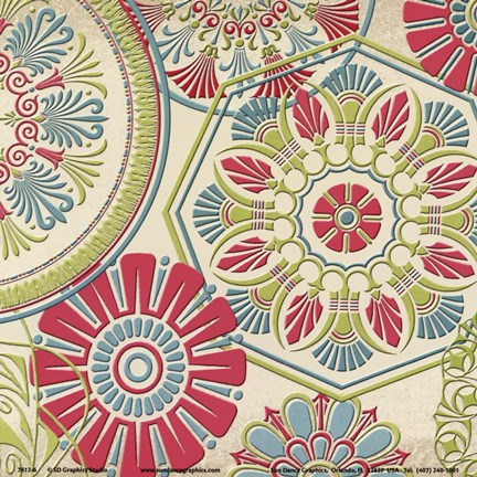 Framed Bubblegum I Print