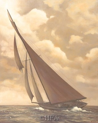 Framed Catch the Wind Print