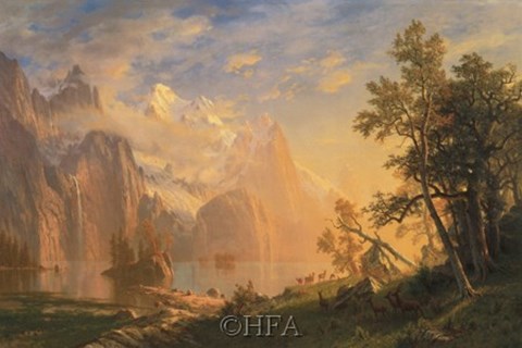 Framed Western Landscape Print