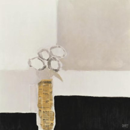 Framed Les Roses Blanches Print