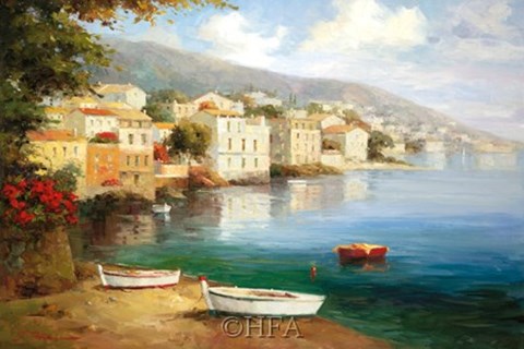 Framed Tranquil Cove Print