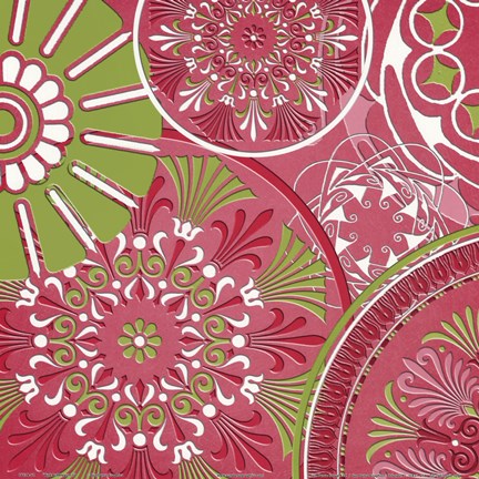 Framed Pink Bubblegum II Print