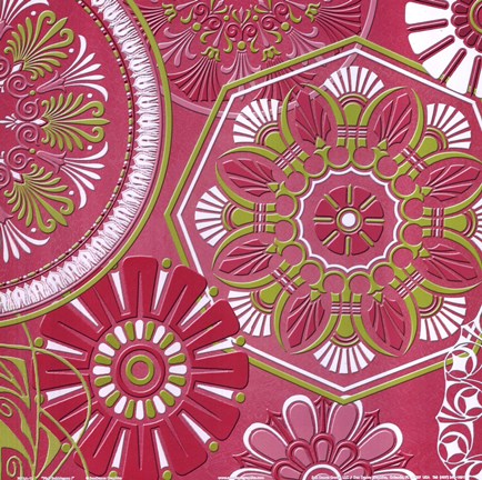 Framed Pink Bubblegum I Print