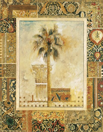 Framed Palmas II Print