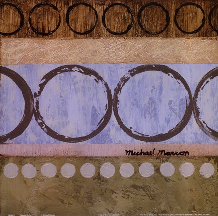 Framed Circles I Print