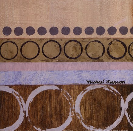 Framed Circles II Print