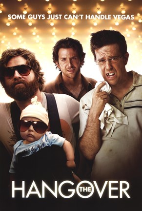 Framed Hangover - Some Guys Just Cant Handle Vegas Print