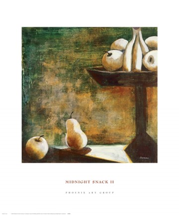 Framed Midnight Snack II Print