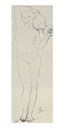 Framed Spring - drawing Print