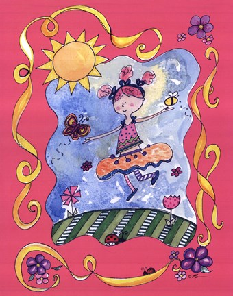 Framed Bright as the Sun Print