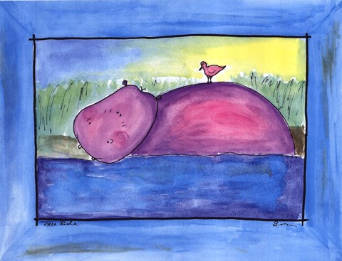 Framed Slow Ride Print