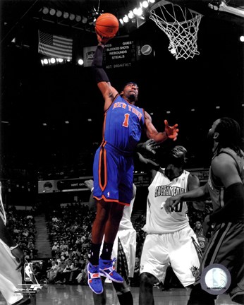 Framed Amare Stoudemire 2010-11 Spotlight Action Print