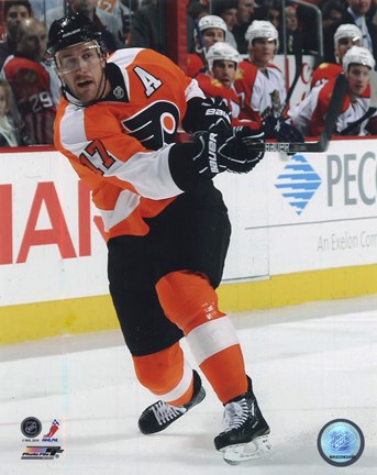 Framed Jeff Carter 2010-11 Action Print