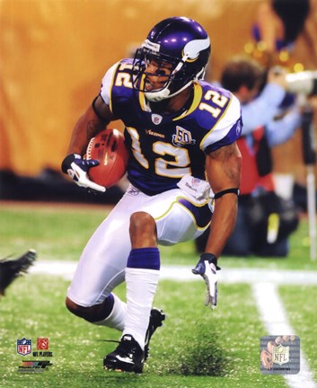 Framed Percy Harvin 2010 Action Print