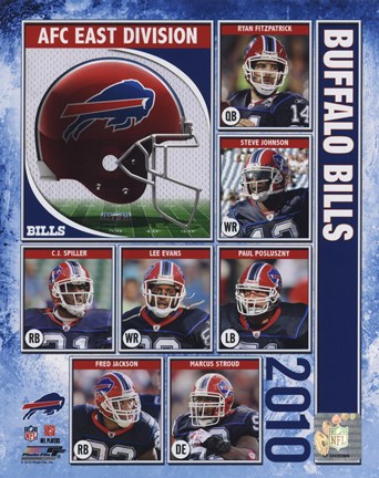 Framed 2010 Buffalo Bills Team Composite Print