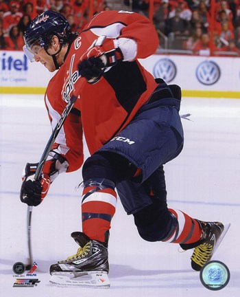 Framed Alex Ovechkin 2010-11 Action Print