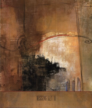 Framed Missing Key II Print