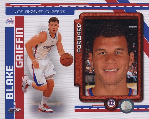 Framed Blake Griffin 2010-11 Studio Plus Print