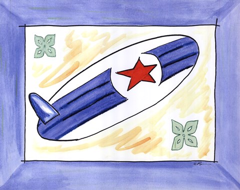 Framed Surf's Up Print