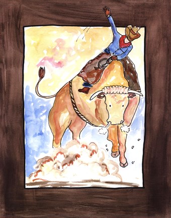 Framed Hangin On Print