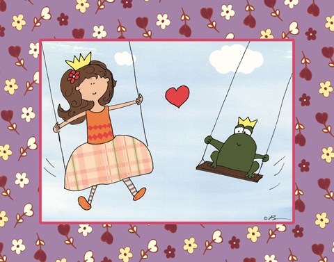 Framed Desiree at Recess Print