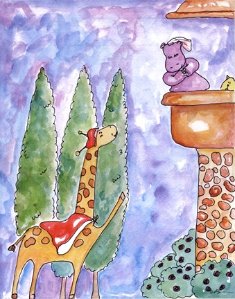 Framed Romeo and Hippoet Print