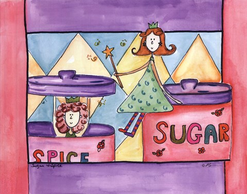 Framed Sugar and Spice Print