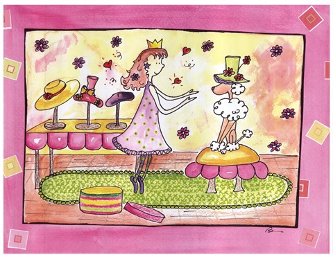 Framed Trials of Fifi Print