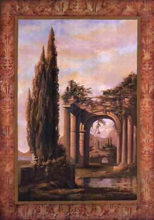 Framed Volterra Tapestry II Print
