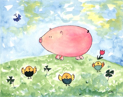 Framed Green Eggs and Ham Print