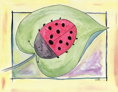 Framed Lady Bug Print