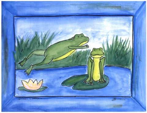 Framed Collision Course Print