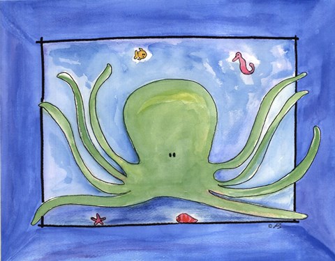 Framed Octopus Print