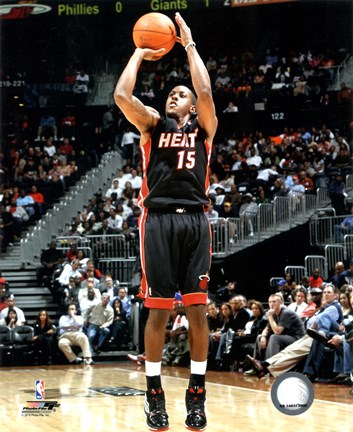 Framed Mario Chalmers 2010-011 Action Print