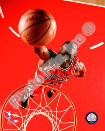Framed Michael Jordan 1995 Action Print