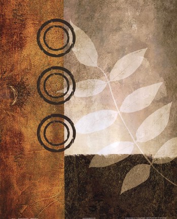 Framed November Textures II Print