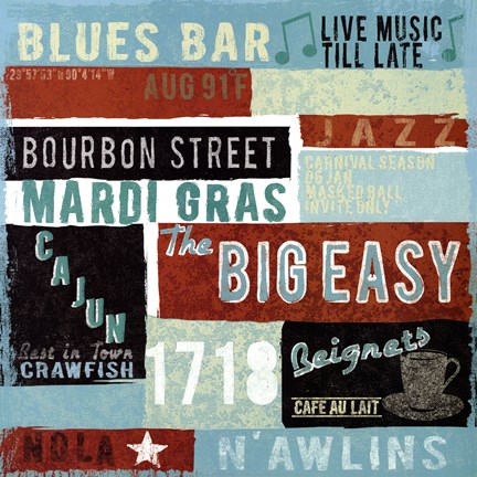 Framed New Orleans Print