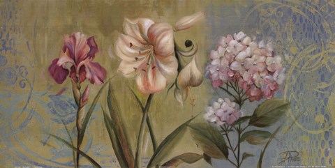 Framed Garden I Print