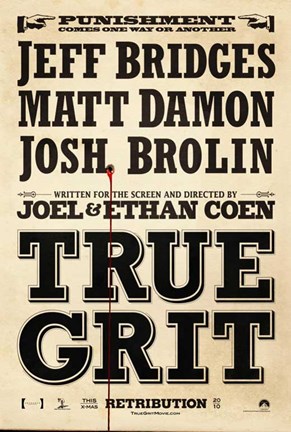 Framed True Grit Bridges Damon Brolin Print