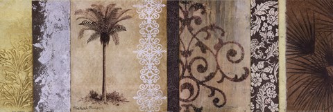 Framed Decorative Palm II Print