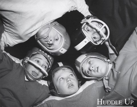 Framed Huddle Up Print
