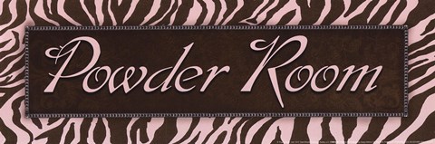 Framed Powder Room - mini Print