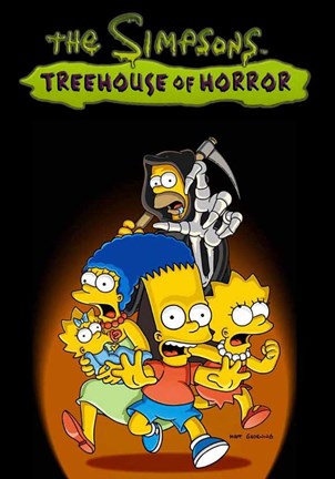 Framed Simpsons Treehouse of Horror Print